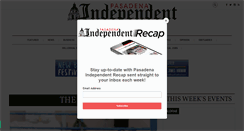 Desktop Screenshot of pasadenaindependent.com
